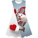 thumbnail image 2 of Vestido de Navidad para niñas, novedad de verano 2022, cuello redondo para niñas, Papá Noel de dibujos animados, vestido de Navidad para niñas de 1 a 10 años, 4T Gao Jinjia LED, 2 of 2