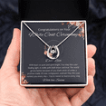 thumbnail image 3 of White Coat Ceremony Gift Necklace, Personalized Lucky In Love Jewelry for Nurse, Pharmacy, Dentist, Veterinary, Physical Therapy, Chiropractor, 3 of 6