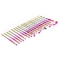 thumbnail image 1 of Herramientas para sombras de ojos, cejas y correctores, kit de cosméticos suaves, juego de 20 brochas de maquillaje profesionales, 1 of 8
