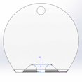 thumbnail image 5 of Round Portable Unbreakable Anti-fog Shower Mirror for Shaving Razor Hook Holder Suction Cup to Washroom Wall Fog Free Travel Mirror, 5 of 5