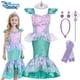 thumbnail image 2 of DISNEY-disfraz de la Sirenita Ariel para niños y niñas, vestido de fiesta de cumpleaños, ropa de Halloween Fivean unisex, 2 of 2