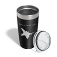 thumbnail image 4 of Sebasticook Lake Map Tumbler Travel Mug Insulated Laser Engraved Coffee Cup Maine 20 oz Black, 4 of 5