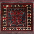 thumbnail image 1 of Ahgly Company Indoor Square Traditional Wine Red Persian Area Rugs, 4' Square, 1 of 6