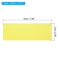 thumbnail image 2 of Uxcell 10 Pcs Guided Reading Strips 19cmx7cm Tracking Highlight Colored Overlay Bookmark Reduce Visual Stress with Line Yellow, 2 of 5