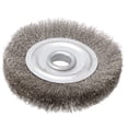 thumbnail image 2 of MYG Brosse à Roue en Fil d'Acier Inoxydable Courbé, Broyeur Abrasif 4-12 Pouces, 2 of 10