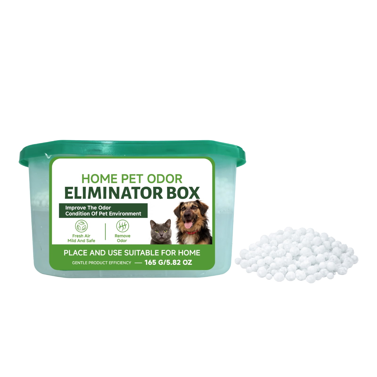 Home Pet Fur & Odor Removal Magic Box, Indoor Air Purification Dust Removal Magic Box for Home Pet Hair, Portable Odor Eliminator & Dust Collector for Bedroom, Living Room (5PCS)
