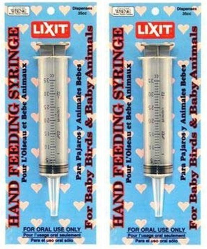 Lixit Hand Feeding Syringe 35cc 2 Pack Walmart Com