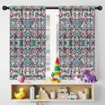 thumbnail image 5 of Blackout Kids Curtains,Multicolor Geometric Pattern Childrens Insulated Curtains Set Of 2,Bedroom Essentials,Toddler Room Decor 42x54in(106x137cm), 5 of 5
