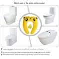 thumbnail image 4 of Advancent Asiento de inodoro portátil mejorado con almohadilla antisalpicaduras para niños pequeños Asiento de inodoro de viaje plegable con almohadilla Suministros de limpieza para el hogar No. 4 Advancent HA024170-04, 4 of 6