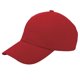 thumbnail image 1 of Gorra de béisbol MCAP 100% algodón orgánico lavado rojo, 1 of 1
