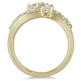 thumbnail image 2 of SZUL Women's 1/2 Carat TW Two Stone Diamond Ring in 14K Yellow Gold (J-K-L Color, I2-I3 Clarity), 2 of 3