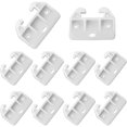 thumbnail image 1 of 10 pcs Plastic Drawer Slides Drawer Slides Cabinet Drawer Slides Drawer Slides Brackets Drawer Replacement Parts For Rear Mounted Drawers-Yv, 1 of 5
