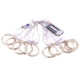 thumbnail image 1 of Billuyoard 3x3 metros 300 LED cortina luces de hadas colgante telón de fondo lámpara de pared decoraciones de fiesta de Navidad de boda Iluminación y accesorios azul Billuyoard HA0019-01, 1 of 1