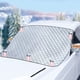 thumbnail image 1 of Funda resistente para parabrisas de coche contra el hielo y la escarcha | Funda gruesa de invierno con protectores para espejos laterales y aletas cortavientos | Ajuste universal para coches, SUV y, 1 of 7