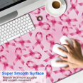 thumbnail image 2 of Long Mouse Pads for Desk,Pink Breast Cancer Desk Mats on Top Of Desks, Desk Mouse Pad Extra Large with 3mm Non-Slip Base and Stitched Edge for Gaming,Office,Work,Home 47.3x23.6in, 2 of 5