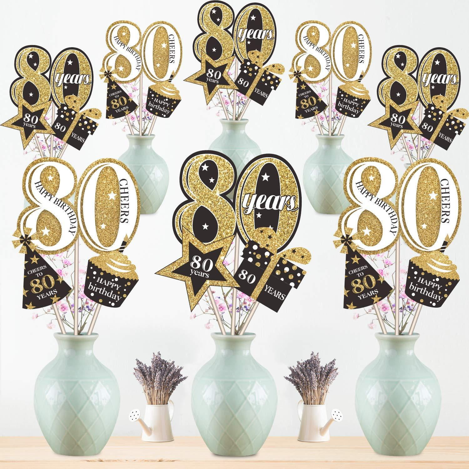 80th Birthday Party Decorations Supplies Shelly Lighting