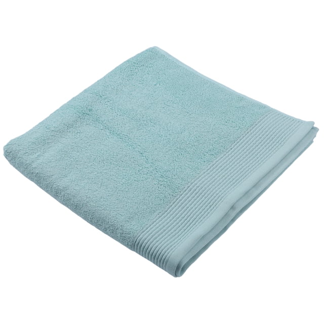 1 toalla de baño de algodón absorbente suave, diseño clásico, para ducha de baño, verde 59.06''x28.35''