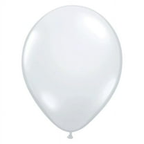 Qualatex - 5 White Latex Balloons (100ct)