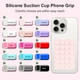 thumbnail image 2 of 2PCS Silicone Suction Phone Case Mount,Non Slip Suction Cup, Hands-Free Phone Accessories Holder for Selfies and Videos,Silicone Adhesive Stand Sticky for Cell Phone Lavender, 2 of 6