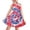 Blue Red Whilpool Tie Dye Stars, variant on Renewold 13-14 Years Kids Blue Sleeveless Party Dress Lovely Axolotl A-Line Midi Sundress Girls Casual Swing Twirl Dresses Skin Friendly Summer Jumpskirt