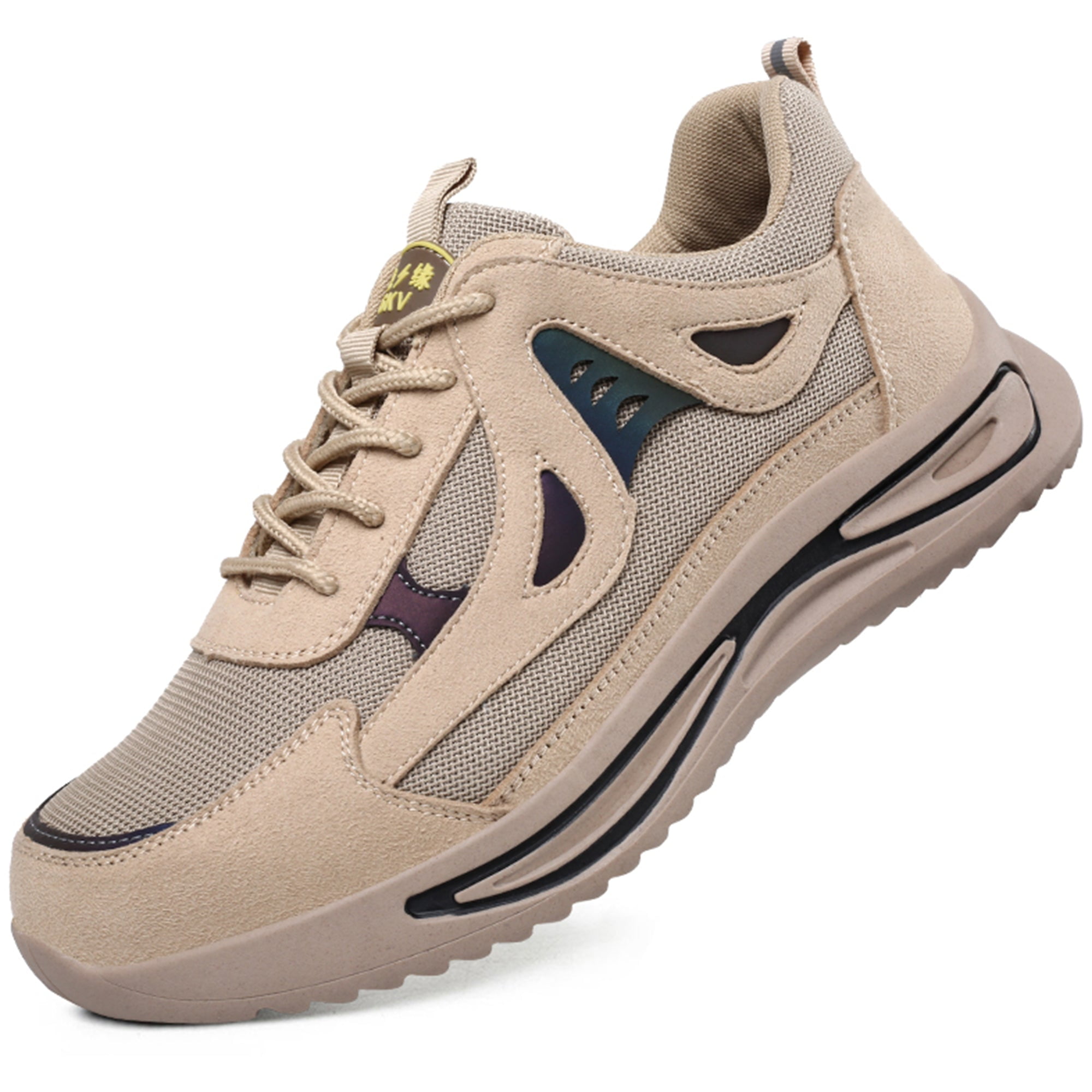 Tanleewa Men's Anti Smash Work Safety Shoes Steel Toe Cap Shoe Size