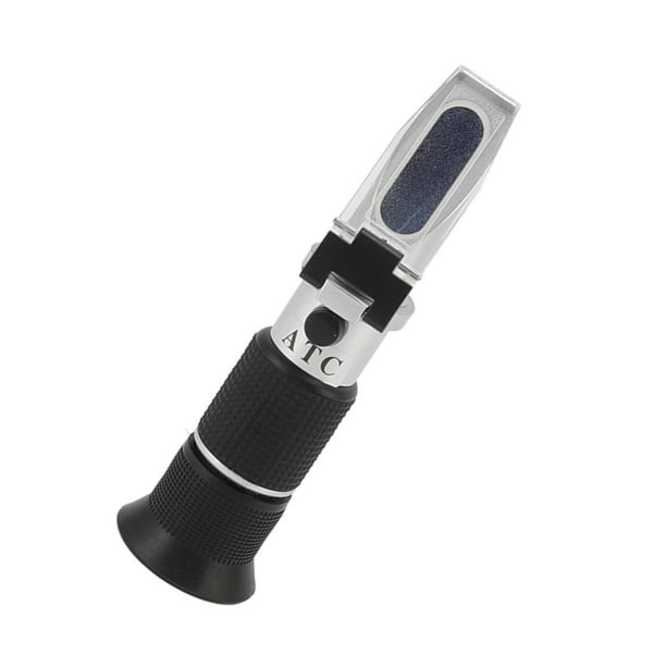 Refractometer Meter, Adjustable Eyepiece Brix Refractometer High Accuracy Calibration Screw