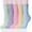 Candy Color-5 Pairs, variant on Women Fuzzy Socks Cozy Soft Fluffy Cute Animal Slipper Socks Sleeping Warm Socks Christmas Gift for Girls