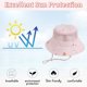 thumbnail image 3 of 52-54 cm circunferencia del sombrero sombrero de red hueco de verano para niños sombrero de pescador transpirable sombrero de sol protector solar de viaje, 3 of 5