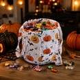 thumbnail image 4 of Barsme Halloween Trick or Treat Baskets for Kids,Pumpkin Ghost Print Buckets Foldable Reusable Goody Candy Bucket Trick or Treating,Gift Baskets for Him, Her, 4 of 5