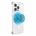 thumbnail image 4 of PopSockets PopGrip pour MagSafe Rond avec Anneau Adaptateur Translucent Electric Bleu, 4 of 5