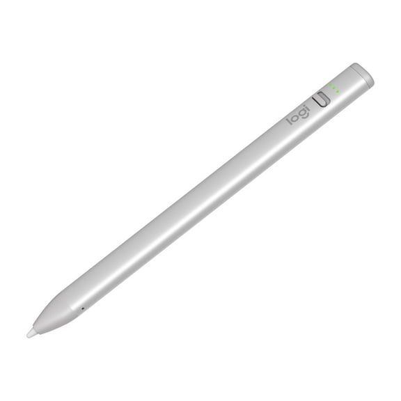 Logitech Crayon Digital Pencil (iPads with USB-C Ports) Featuring Apple Technology, No Lag Pixel-Precision, and Dynamic Smart Tip with Fast Charge - Silver