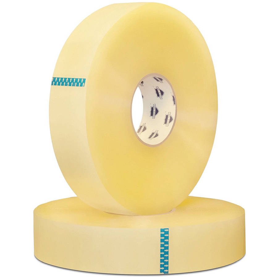 Clear Acrylic Packaging Tape (1000 Yards, 2 inches by 1.8 mil) 6 Pack
