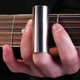 thumbnail image 3 of 28/51/60/70mm Stainless Steel Guitar Slide Bar Finger Slides Sleeve String Musical Instrument Accessories Practice Tool, 3 of 5