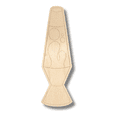 thumbnail image 2 of Unfinished Wood Etched Lava Lamp Shape | Paint By Line Crafts 7" / 1/4", 2 of 2