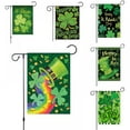 thumbnail image 3 of St Patricks Day Garden Flag 12"x18" Vertical Double Sided, Shamrock Happy St Patricks Day Flag, Evergreen Clover St Patricks Day Yard Flag for Patio Lawn Outdoor House Decor, 3 of 9