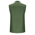 thumbnail image 2 of Fnnxeal Mens Tank Tops, Casual Tank Tops for Men Crew Neck Sleeveless Summer Shirts with Pocket Army Green Tops Size XL, 2 of 6
