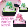 thumbnail image 4 of 2025 Nouvelle Note de Bureau 3D, Bloc-Notes Calendrier 3D, Sculpture sur Papier Déchirable + Collant S4O62, 4 of 7
