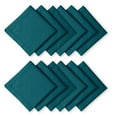 thumbnail image 2 of House of Orlo Hemstitched Cotton Napkins, 12 Pack, 18"x18", Teal Green, 2 of 6