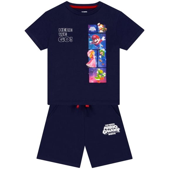 Super Mario Galaxy Movie Boys Outfit Set Sizes 6-14