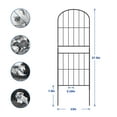 thumbnail image 2 of 10 Pcs Rustproof Metal Fence Panels, 2 of 5