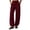 Wine, variant on Bloomae Women's Smocked Elastic High Waist Harem Pants Lightweight Balloon Pants Loose Comfy Lounge Trousers with Elastic Cuffs and Pockets