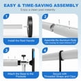 thumbnail image 5 of Towallmark Aluminum Pool Cover Reel System, Heavy Duty Solar Cover Reel For Inground Pools, Rust Proof Frame With Upgraded Bearings, Durable Pool Maintenance Equipment, 5 of 7
