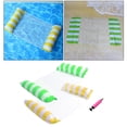thumbnail image 3 of 2x natación adultos inflable flotador salón flotador piscina hamaca para la Verde y amarillo Zulema flotador inflable para piscina, 3 of 8