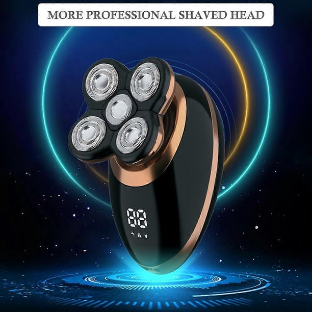 Electric Razor for Men Bald Head Shaver 5 In 1 Cordless Head Shaver Waterproof Men Electric Shaver USB Rechargeable Grooming Kit