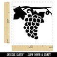 thumbnail image 2 of Grapes on the Vine Self-Inking Rubber Stamp Ink Stamper - Yellow Ink - Small 1 Inch, 2 of 7
