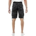 thumbnail image 2 of X RAY JEANS Men's 12.5" Inseam Cargo Shorts, Charcoal Camo, 36, 2 of 6