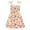 C-12883Yellow, variant on TEDOYE Toddler Girls Sleeveless Fruit Prints Dress Dance Party Bowknot Dresses Sundress Leisure Wear, 12-18 Months