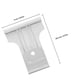 thumbnail image 2 of BRIGHTFUFU 2Ud De Gancho Para Puertas De Persiana Plata Con Antirrobo, 2 of 8