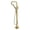 Brushed Gold, variant on sumerain Freestanding Bathtub Faucet with Hand Shower, Floor Mount Tub Faucet Brass Single Handle High Flow Chrome