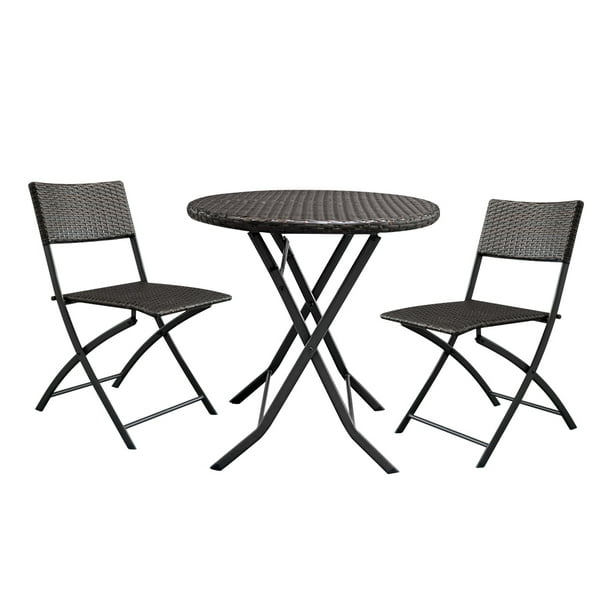 Patio Furniture Sets Clearance, 3PCS Foldable Outdoor Conversation Sets